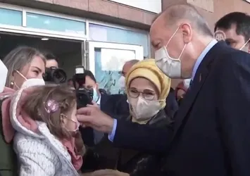 Başkan Erdoğan'dan Ayda Bebek'e ziyaret