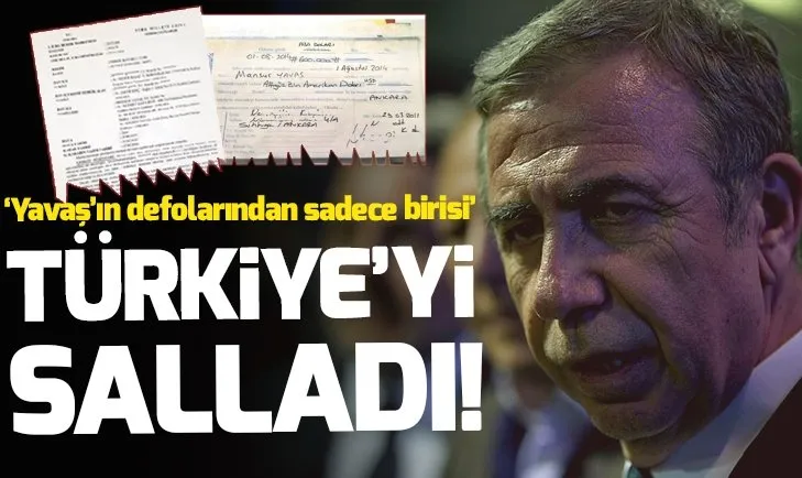 CHP’nin adayı Mansur Yavaş’ın sahte senet skandalı Türkiye'yi salladı!