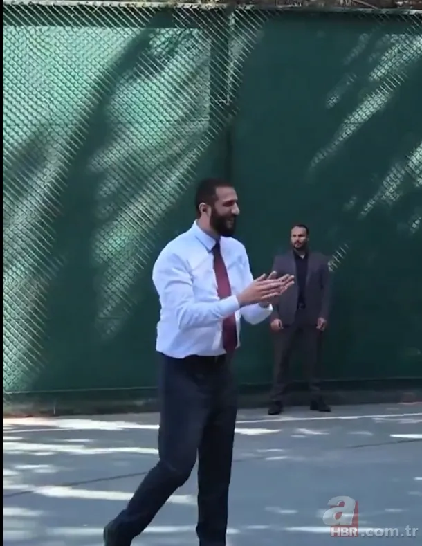 Suriye lideri Şara CENTCOM Komutanı Cooper ile basketbol oynadı 12