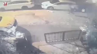 Tartıştığı kişinin üzerine aracını sürerek...