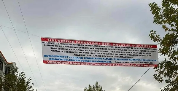 1700908770926.jpeg Tabelayı gören geri dönüyor! Belediyeyle anlaşamadı yolu kapattı - 3
