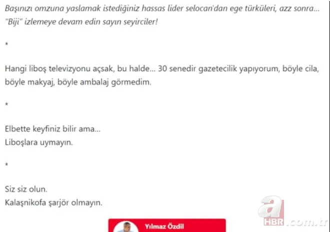 Sözcü yazarı Yılmaz Özdil bildiğiniz gibi! Terör örgütünün siyasi şubesi HDP'yi öve öve bitiremedi 2