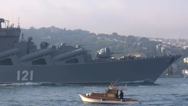 İngiliz basınından Moskova kruvazör gemisi hakkında flaş iddia! Patladı mı, patlatıldı mı? - 6