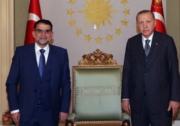Başkan Erdoğan, Kuzey Makedonya Anayasa Mahkemesi Başkanı Salih Murat’ı kabul etti