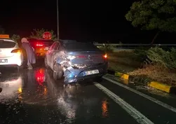 Zonguldak'ta feci kaza! İki otomobil çarpıştı: 5 yaralı