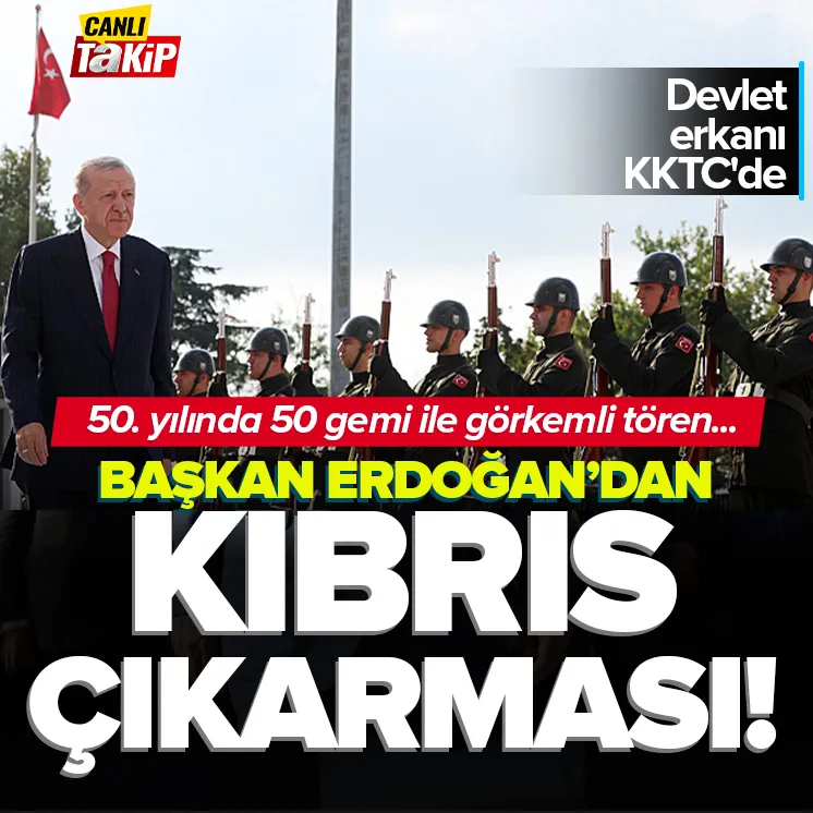 Başkan Erdoğan KKTC’de
