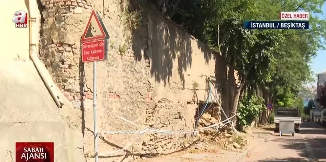 İstanbul’un meşhur caddesinde duvar çökme tehlikesi! Ölümle yan yana yürüyüş - 5