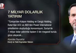 Suriye'nin enerjisi Türkiye'ye emanet!
