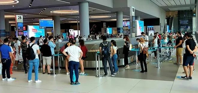 İstanbul Havalimanı’nda hareketlilik! Dönüş yoğunluğu başladı