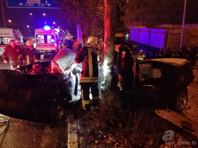 Denizli'de korkunç kaza! Böyle izlediler... 10