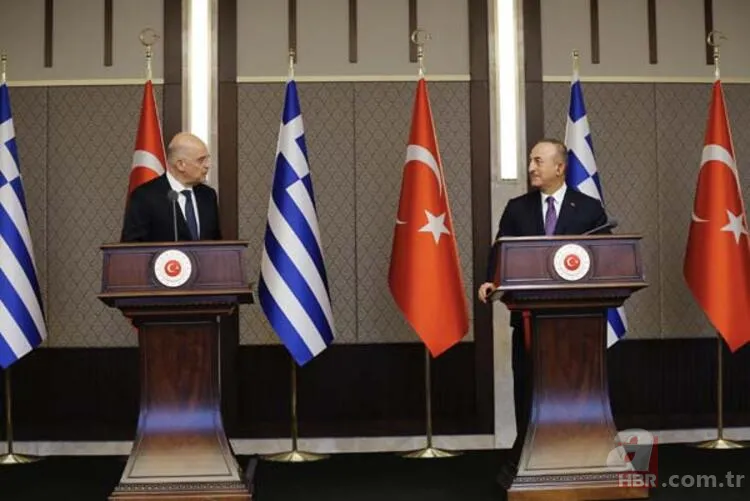 Dışişleri Bakanı Mevlüt Çavuşoğlu ve Yunan Mevkidaşı Nikos Dendias'ı manşetten verdiler! Yunan medyasında skandal ifadeler 20