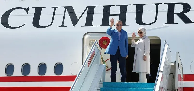 Başkan Erdoğan ABD’ye ulaştı! Vatandaşlar tarafından Türkevi’nde coşku ile karşılandı