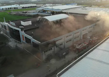 Son dakika: Çatalca'da fabrika yangını