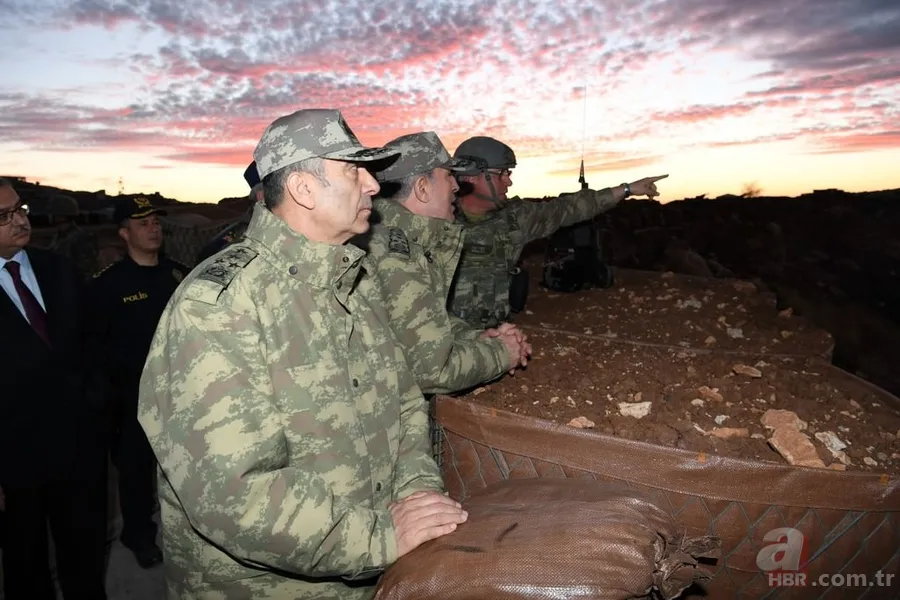 Genelkurmay Başkanı Orgeneral Akar sınır birliklerini denetledi 6