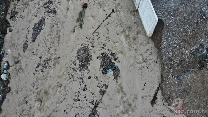 İşte jandarma aracının suya gömüldüğü bölge! 11