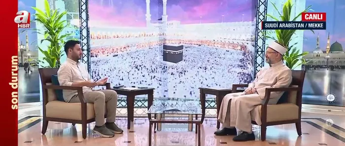 A Haber kutsal topraklarda! Diyanet İşleri Başkanı Ali Erbaş'tan A Haber'e özel açıklamalar: Kutsal topraklarda 24 saat hizmet - 3