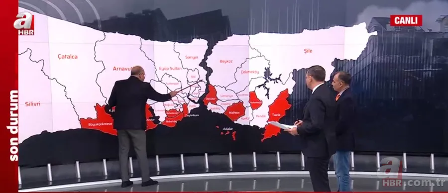 İstanbul'un en riskli "DEPREM" ilçeleri nereler? En sağlam hangi bölgeler? Prof. Dr. Şükrü Ersoy A Haber'de tek tek gösterdi: En tehlikeli yerler... 8
