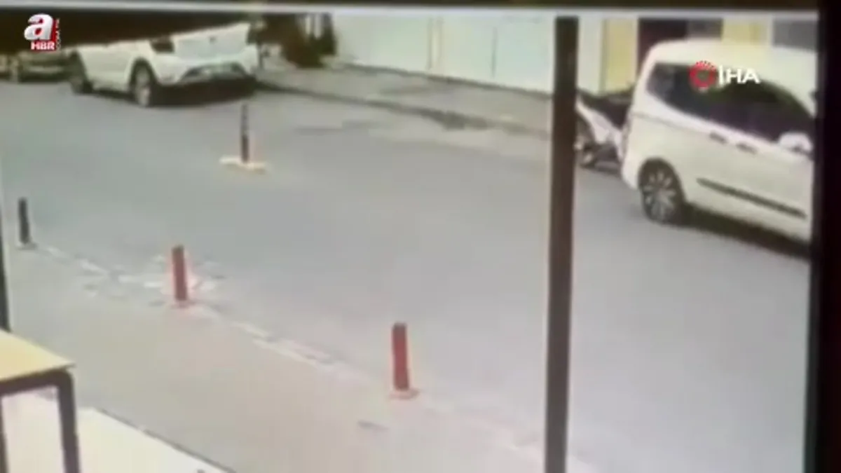 Kontrolden çıkan motosiklet duvara çarptı