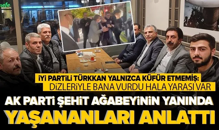 AK Parti’den İYİ Partili Lütfü Türkkan’ın küfür ettiği şehit yakınına ziyaret