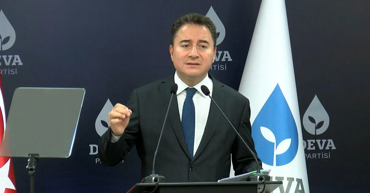DEVA Partisi Genel Başkanı Ali Babacan "casusluk" suçundan tutuklanan Metin Gürcan'a sahip çıktı