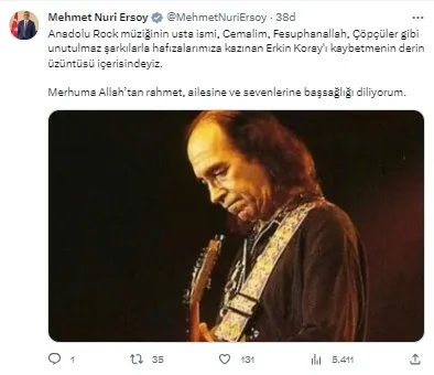 Efsane müzisyen Erkin Koray hayatını kaybetti! Erkin Koray kimdir?