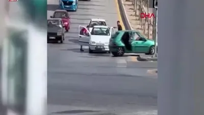 Trafik magandaları dehşet saçtı