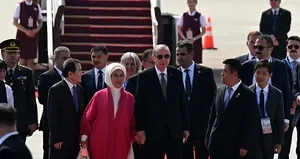 Başkan Erdoğan’a Çin’de coşkulu karşılama