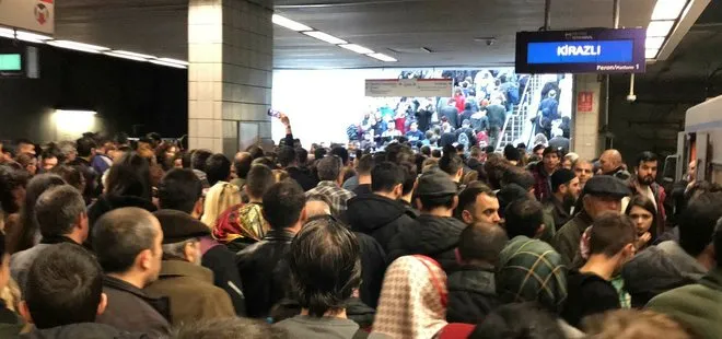 İstanbul’da metro seferleri aksadı