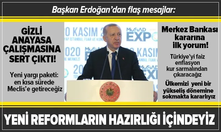 Son dakika: Başkan Erdoğan’dan 18. MÜSİAD EXPO Fuarı’nda önemli açıklamalar