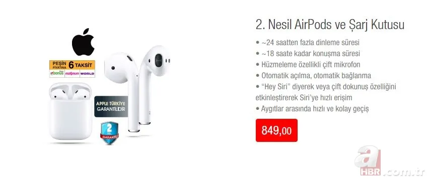 BİM aktüel 31 Ocak kataloğu! BİM aktüel ürünler kataloğu 2. Nesil AirPods dikkat çekiyor! 2