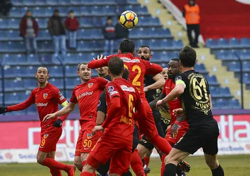 Kayserispor Osmanlıspor'u tek golle geçti