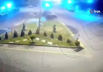 Nevşehir'de kontrolü kaybetti refüje girdi