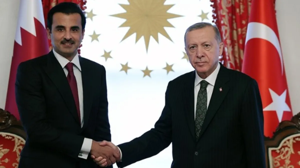 Başkan Erdoğan Katar Emiri ile görüştü!