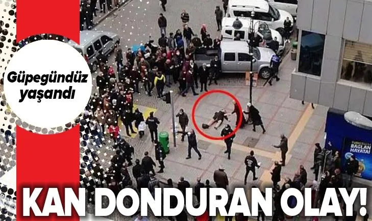 Rize’de güpegündüz kan donduran olay! Eşini cadde ortasında vurdu