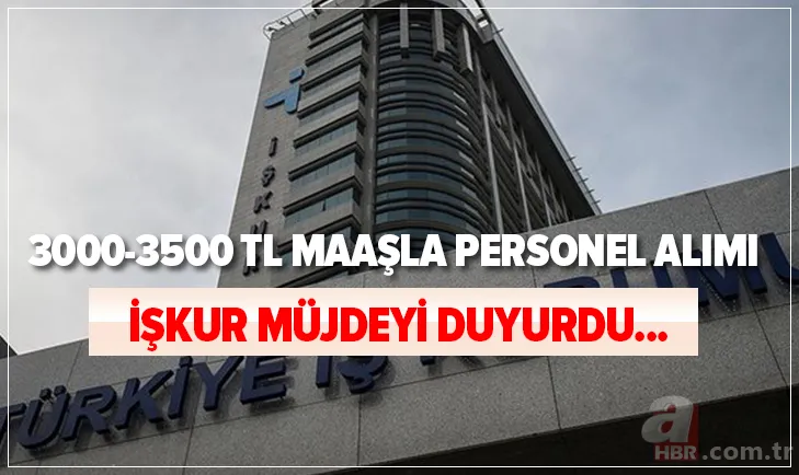 İŞKUR personel alımı 2021: KPSS şartı olmadan, ilkokul mezunu 3000-3500 TL maaşla personel alımı! Kadro dağılımları neler? 1