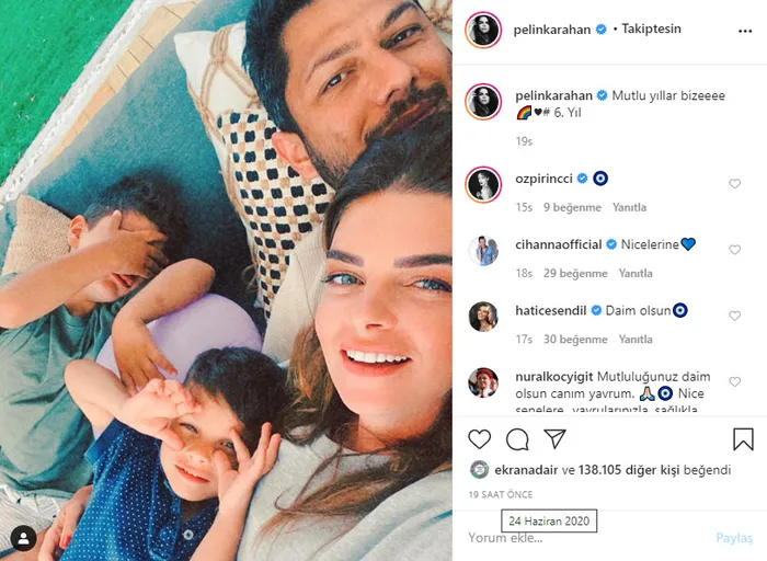 Pelin Karahan’dan 6’ncı yıl kutlaması