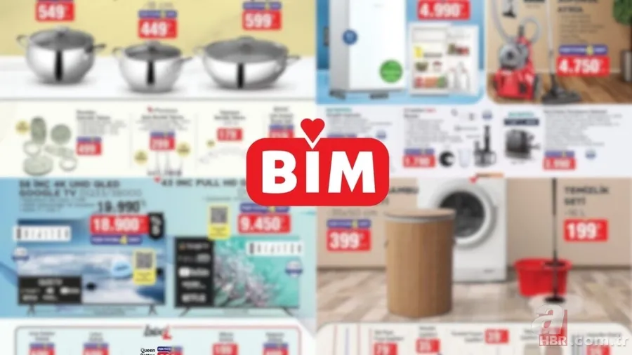 14 Kasım BİM aktüel kataloğu satışta! BİM’de indirim yağmuru başladı: Çelik tencere 449 TL, ütü 990 TL, TV 9.450 TL 1