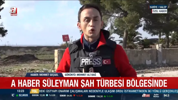 Terör örgütü YPG'nin kalleş tuzağı bozuldu! Süleyman Şah Türbesi arazisindeki mayın temizliği A Haber'de - 4