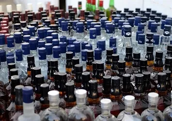 Tekirdağ'da 1150 litre sahte içki ele geçirildi