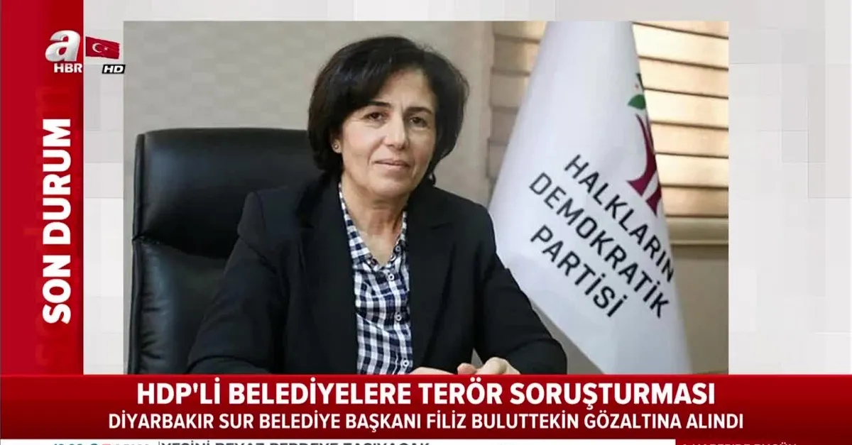 HDP'li Sur Belediye Başkanı Filiz Buluttekin'e "terör" gözaltısı |Video
