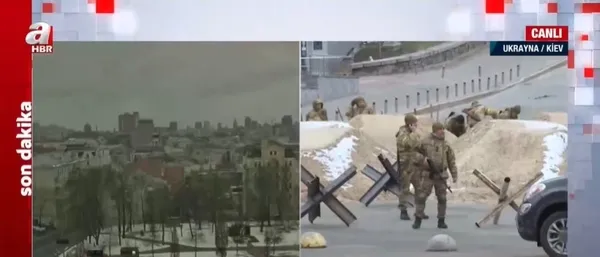 1646148088407.jpg Kiev sokaklarında siren sesleri! Kum ve demirden barikatlar kuruluyor! Özel kuvvetler bölgede yerini aldı! A Haber'den Emine Kavasoğlu son durumu paylaştı - 2