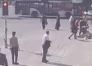 Ankarada yere düşen yaşlı adamın parasını çaldı