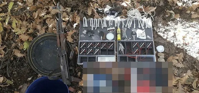 Bingöl’de teröristlere ait silah ve mühimmat ele geçirildi