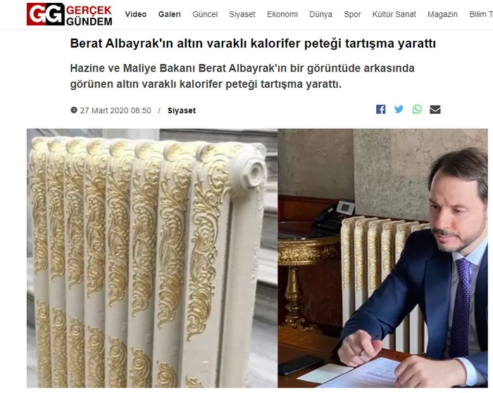 CHP yandaşı medyadan Hazine ve Maliye Bakanı Berat Albayrak üzerinden skandal algı operasyonu