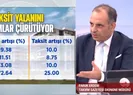 Taksit yalanını rakamlar çürütüyor