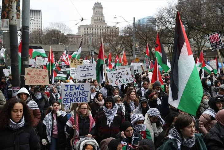 Dünya Gazze için sokakta! İsrail'in soykırımına tepkiler dinmiyor