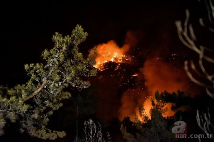Yangın 2 gündür devam ediyor! 50 ev tahliye edildi üs bölgesi boşaltılıyor! Bakan Pakdemir’li anons etti
