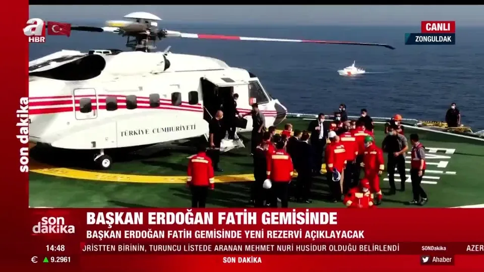 Başkan Erdoğan Fatih gemisinde!