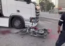 TIR ile motosiklet çarpıştı: 1 ölü