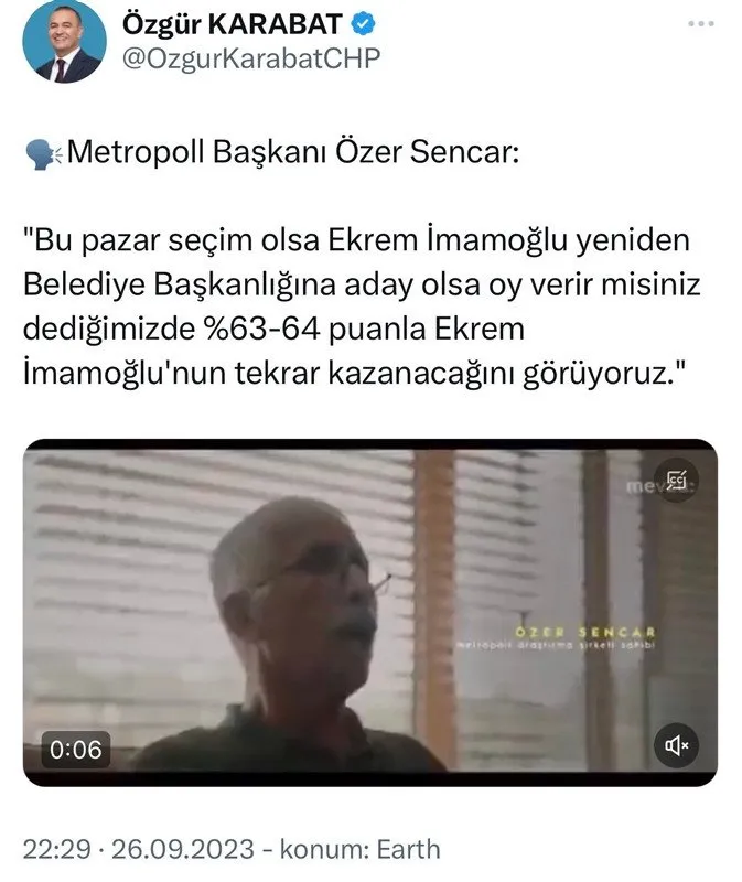CHP İstanbul Milletvekili Özgür Karabat'tan 4.1 milyarlık tweet! Ekrem İmamoğlu'nun ihale kıyağına diyeti böyle ödüyor